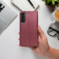 Peněženkové pouzdro Smart Magneto book na Motorola Edge Bordový