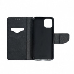 Peňaženkový obal Fancy Book na Samsung Galaxy S25 Černý