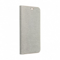 Peněženkové pouzdro LUNA Book Gold na Samsung Galaxy S25 Elegantní  Stříbrný