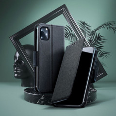Peňaženkový obal Fancy Book na XIAOMI Redmi 15C Černý