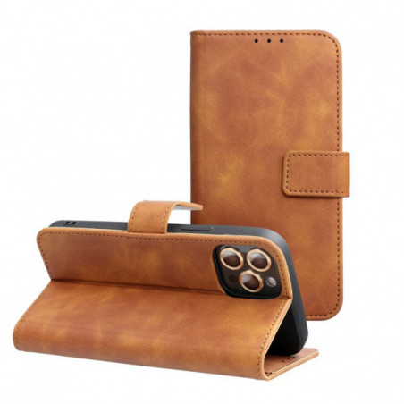 Peněženkové pouzdro TENDER Book na XIAOMI Redmi 15C Hnědý