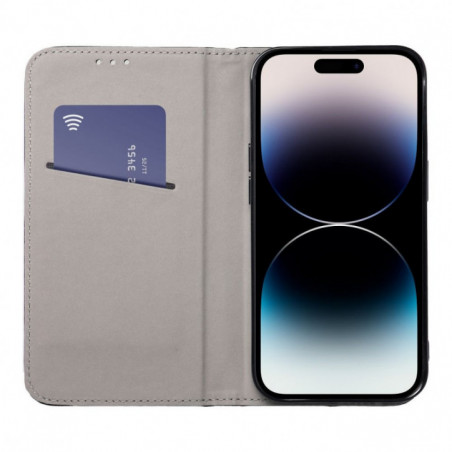 Peněženkové pouzdro Smart Magneto book na Motorola Moto G75 Černý