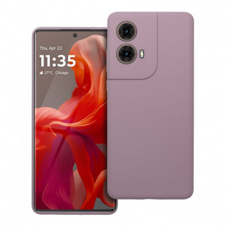 Kryt Silicone 2mm na Motorola Moto G85 Pískově růžový