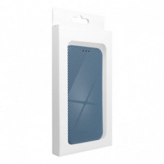 Peněženkové pouzdro FOLIO Side Magnet na Motorola Moto G75 Elegantní, Karbonový vzor  Modrý