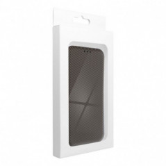 Peněženkové pouzdro FOLIO Side Magnet na Motorola Moto G75 Elegantní, Karbonový vzor  Hnědý