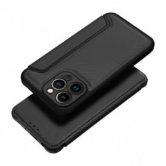 Peněženkové pouzdro Razor Book na Apple iPhone 17 Pro Uhlíkové vlákno, Karbonový vzor  Černý
