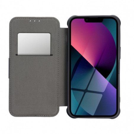 Peněženkové pouzdro Razor Book na Apple iPhone 17 Pro Max Uhlíkové vlákno, Karbonový vzor  Modrý