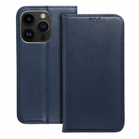 Peněženkové pouzdro Smart Magneto book na Apple iPhone 17 Tmavší modrý