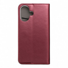 Peněženkové pouzdro Smart Magneto book na Apple iPhone 17 Bordový
