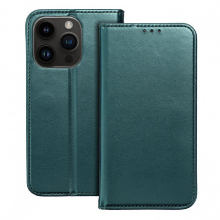 Peněženkové pouzdro Smart Magneto book na Apple iPhone 17 Pro Max Tmavě zelený