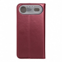 Peněženkové pouzdro Smart Magneto book na Apple iPhone 17 Air Bordový