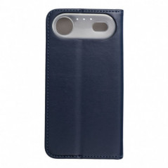Peněženkové pouzdro Smart Magneto book na Apple iPhone 17 Air Tmavší modrý