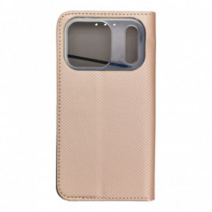 Peněženkové pouzdro Smart Case Book na Apple iPhone 17 Pro Zlatý