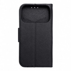 Peňaženkový obal Fancy Book na Apple iPhone 17 Pro Černý