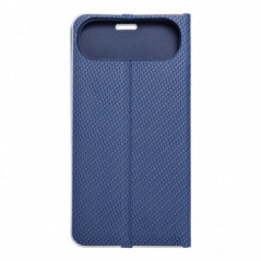 Peněženkové pouzdro LUNA Book Carbon na Apple iPhone 17 Air Uhlíkové vlákno, Elegantní  Modrý