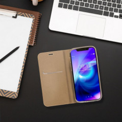 Peněženkové pouzdro LUNA Book Gold na Apple iPhone 17 Pro Max Elegantní  Zlatý
