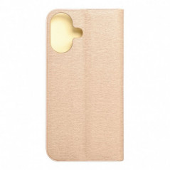 Peněženkové pouzdro LUNA Book Gold na Apple iPhone 17 Elegantní  Zlatý