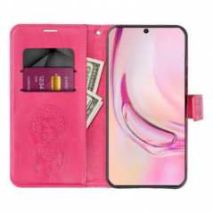 Peněženkové pouzdro MEZZO Book na Apple iPhone 17 Pro Purpurový