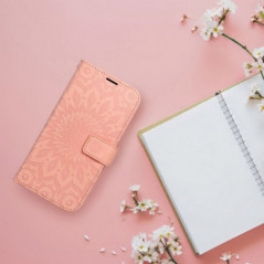 Peněženkové pouzdro MEZZO Book na Apple iPhone 17 Světle broskvový