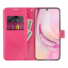 Peněženkové pouzdro MEZZO Book na Apple iPhone 17 Purpurový