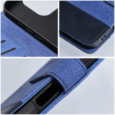 Peněženkové pouzdro GOMMA na Apple iPhone 17 Air Elegantní  Modrý