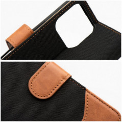 Peněženkové pouzdro JEANS na Apple iPhone 17 Elegantní  Černý