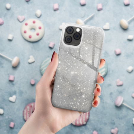 Kryt Shining na Apple iPhone 17 Pro Max Stříbrný