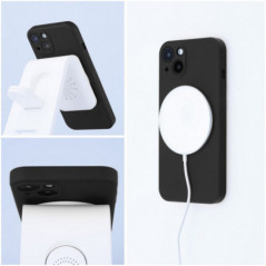 Kryt Silicone Mag Cover na Apple iPhone 17 MagSAFE  Černý