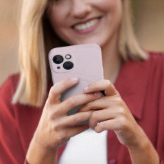 Kryt Silicone Mag Cover na Apple iPhone 17 Pro MagSAFE  Růžový