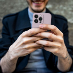 Kryt Silicone Mag Cover na Apple iPhone 17 Pro MagSAFE  Růžový
