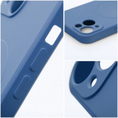 Kryt Silicone Mag Cover na Apple iPhone 17 Pro Max MagSAFE  Modrý