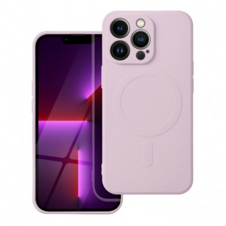Kryt Silicone Mag Cover na Apple iPhone 17 Pro Max MagSAFE  Růžový