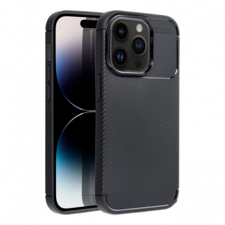 Kryt CARBON PREMIUM na Apple iPhone 17 Elegantní  Černý