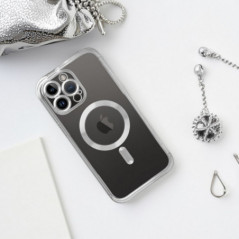 Kryt Electro Mag na Apple iPhone 17 Pro Max MagSAFE  Stříbrný