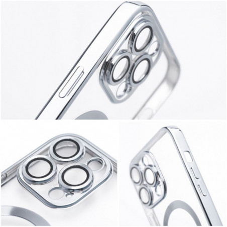 Kryt Electro Mag na Apple iPhone 17 MagSAFE  Stříbrný