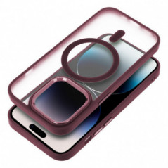 Kryt Matte Mag Cove na Apple iPhone 17 Pro Max MagSAFE  Švestkově červený