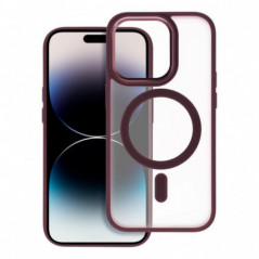 Kryt Matte Mag Cove na Apple iPhone 17 Pro Max MagSAFE  Švestkově červený