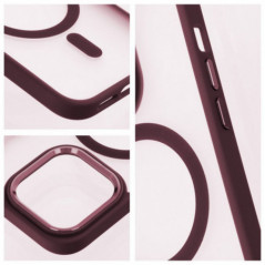 Kryt Matte Mag Cove na Apple iPhone 17 Pro Max MagSAFE  Švestkově červený