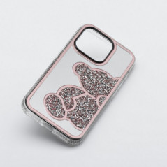Kryt Teddy bear na Apple iPhone 17 Pro Růžový
