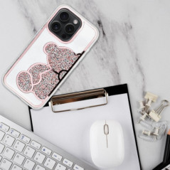 Kryt Teddy bear na Apple iPhone 17 Pro Růžový