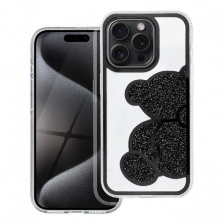Kryt Teddy bear na Apple iPhone 17 Pro Černý
