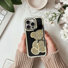 Kryt Teddy bear na Apple iPhone 17 Pro Zlatý
