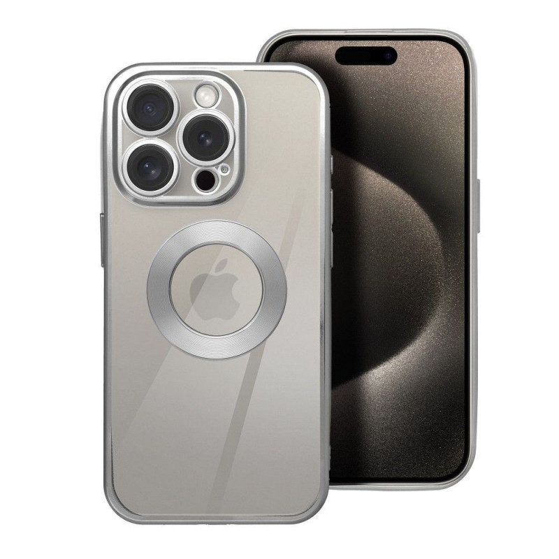 Kryt Glam na Apple iPhone 17 Stříbrný Kryt Glam na Apple iPhone 17 Stříbrný