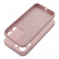 Kryt Silicone 2mm na Apple iPhone 17 Pro Max Pískově růžový