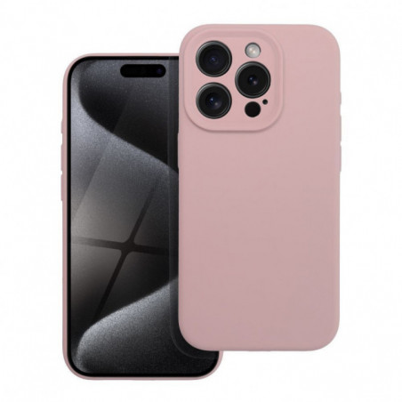 Kryt Silicone 2mm na Apple iPhone 17 Pro Max Pískově růžový