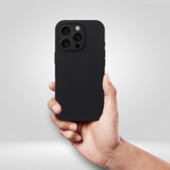 Kryt Silicone 2mm na Apple iPhone 17 Pro Max Černý