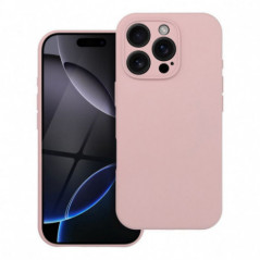 Kryt Silicone 2mm na Apple iPhone 17 Pro Max Pískově růžový