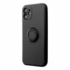 Kryt Silicone ring na Apple iPhone 17 Pro Max Černý