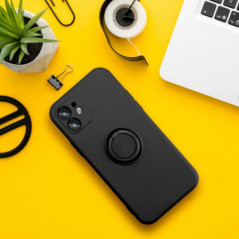 Kryt Silicone ring na Apple iPhone 17 Pro Max Černý