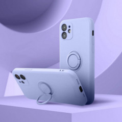 Kryt Silicone ring na Apple iPhone 17 Pro Max Fialový (Violet)